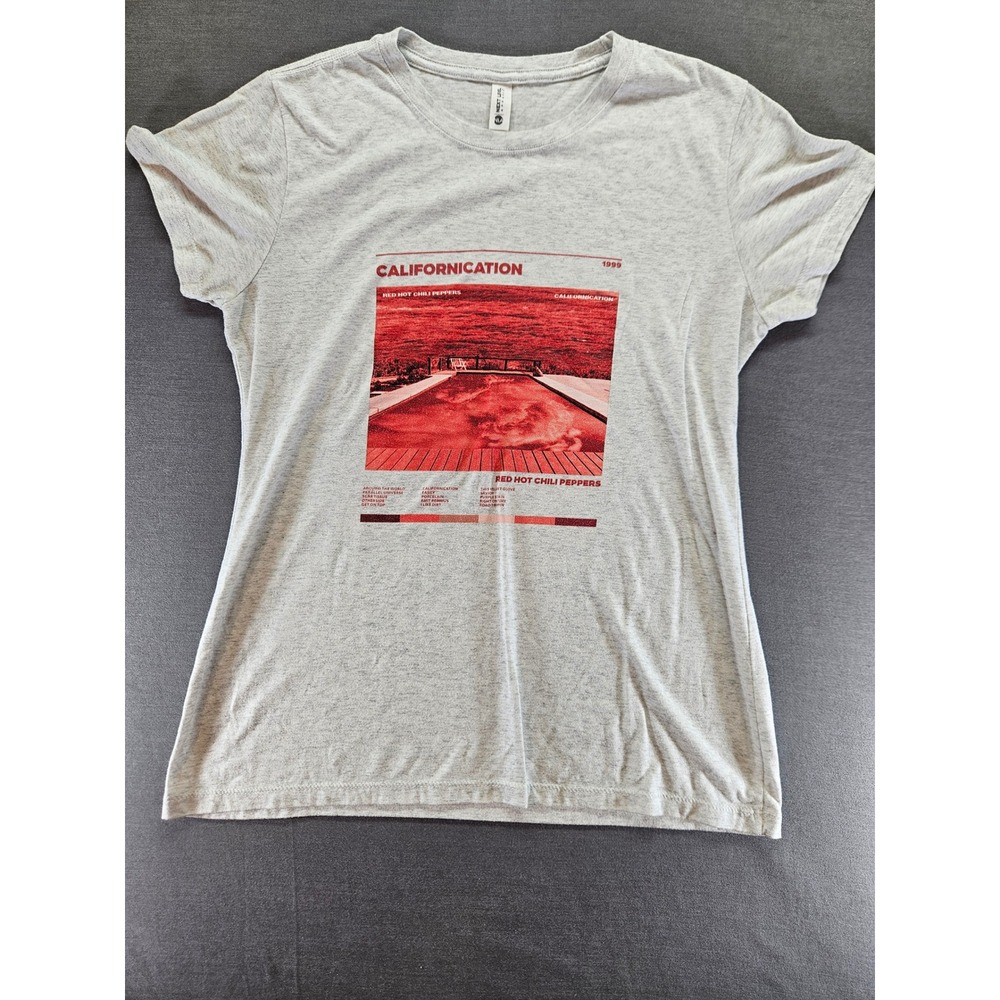 Red Hot Chili Peppers Californication Band T-Shirt Heather Gray XL Graphic Tee